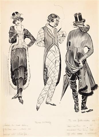 ORSON BYRON LOWELL (1871-1956) Spring Fashions for Men. [FASHION / LIFE]